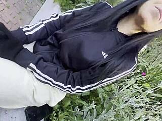 Meeting estefani, beautiful Colombian ass-sucking whore neighbor