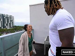 ebony babe sucks huge black monster cock deep down her throat?