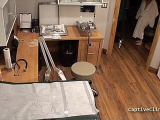 lesbian torment at clinica of america with olivia kassady gaping moaning orgasming