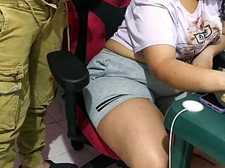 why did my neighbor borrow the computer just to get fucked hard?