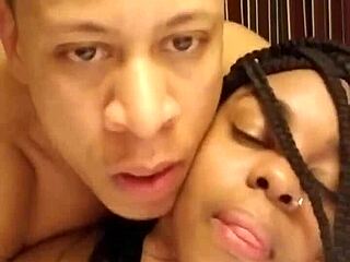 Ebony Babe Takes Rough Passionate Pounding in Steamy Hotel Quickie