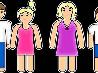 Busty August Skye Jerks Thick Cock Desperately!