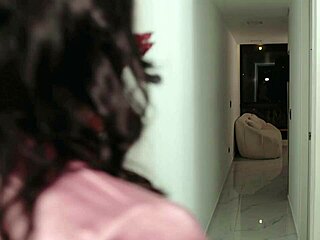 Big ass milf neighbor sucks cock deep then rides hard in her bed