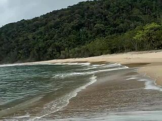 luna vitali craves bbc pounding on deserted beach