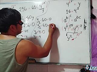 Damn! Asian Amateur's Bedroom Algebra Sex Root Explodes Wildly!