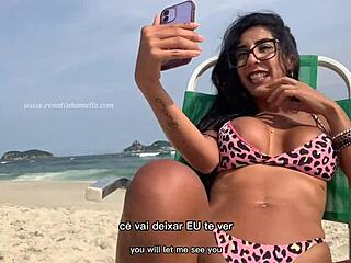 hey wanna see us fucking on the beach?