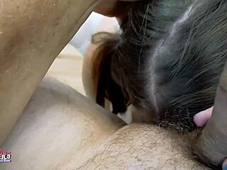 lovely brunette starshine deepthroats big cock fingers wet pussy 😋💦