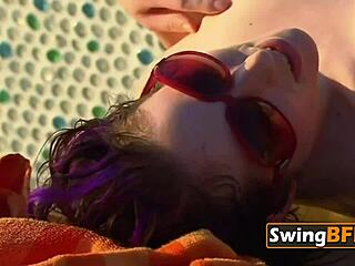 we bisexual swingers kiss and fuck in steamy orgy