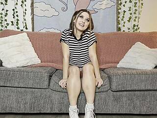 Curvy Model Good Charlotte Returns For Intense Couch Casting Fuck