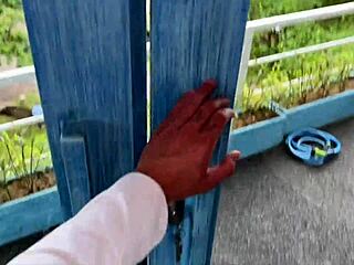 Dad's Girlfriend Delivers Steamy Outdoor Blowjob