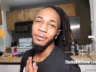 burgundy got it all with huge 40ff tits and perfect ebony ass reality