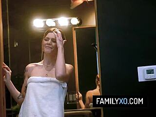 raw emotions surge in his intense threesome pounding