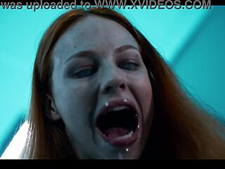 mad scientist possessed by lesbian frankenstein monster's squirting pussy eating domination