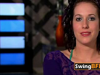 we bisexual swingers kiss and fuck in steamy orgy