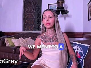 Tiny 18+ latina gags deep on huge cock pov casting squirt