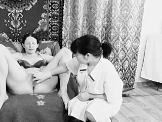 Hidden Cam Lesbian Milf Doctor Checkup with Big Boobs Juicy Butt