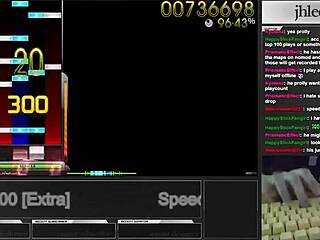 Korean osu player jhlee0133 fingers to speedcore mania