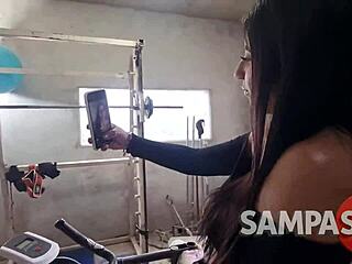 i wrecked natty hot's slutty ass in gym anal creampie fartfest