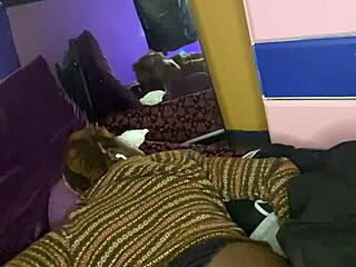 spanking her huge naughty ebony ass solo playtime