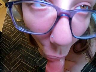 pregnant wife sneaks swallow of stranger's hot load 😏💦