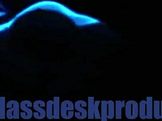 scarlett johnson glows in blacklight sex creampie frenzy 😈💦🔥