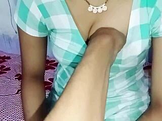 cute indian bhabhi in stockings teases driver before hardcore ride