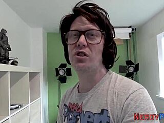 British Woman Teases Nerd in Intimate First-Time Encounter