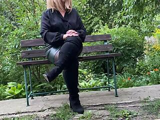 milf controls me with her huge saggy tits pussy