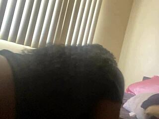 sneaky bent over doggystyle ass sex moaning on phone