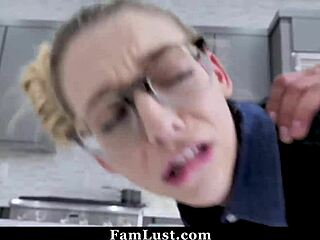 hot milf london river spends quality time riding step guy's cock