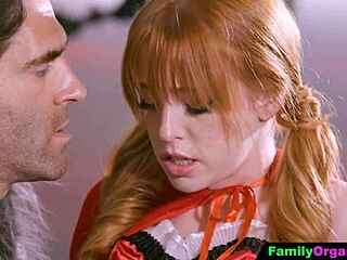 redhead teen orgasms on old man's cock cheating wildly