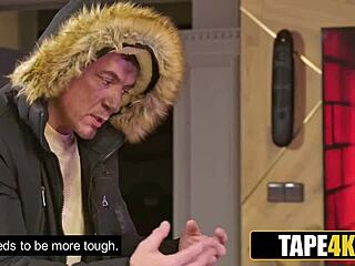 glamorous tutor tricked into horny student pussy riding session