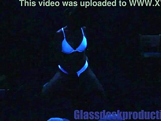 scarlett johnson glows in blacklight sex creampie frenzy 😈💦🔥