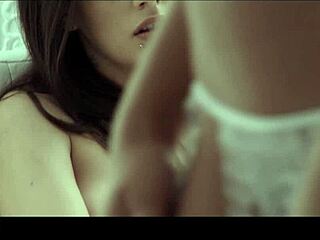 Lucy li and candice luca share tender lesbian licks and orgasms