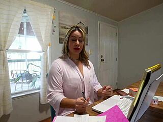 milf bends over for monster cock cowgirl ride taboo style 🔥🍆