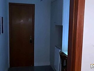 cop bends sexy blonde over for big cock pounding in heat