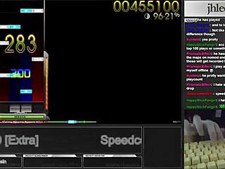 Korean osu player jhlee0133 fingers to speedcore mania
