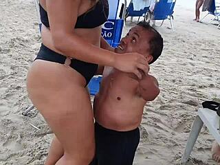 Famous Brazilian TV Star Zezihno Teves Honeymoons with Paty Bumbum