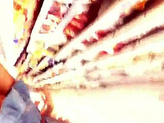 Babe In Overalls Skirt Upskirt Tease Shop Public Outdoor