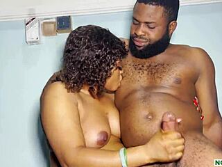 ebony babe surprised by massive black cock encounter