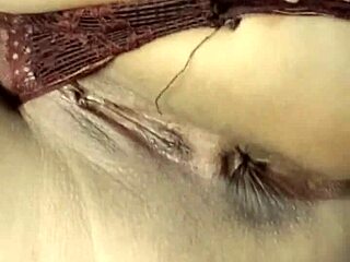 She spreads her tight latina ass for slow anal entry in homemade vid.