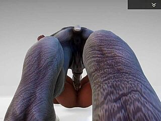 yo check this wild black big ass big tit milf jadeen taking rhinoman's destruction in her pussy