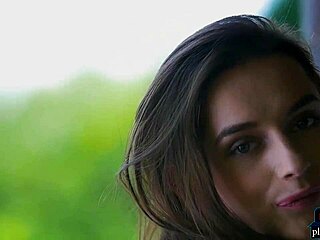 Gloria Sol's passionate outdoor striptease stirs wild desires