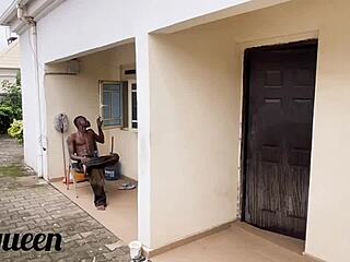 airnryzona's huge bbc deepthroats backstage with big clit cowgirl riding