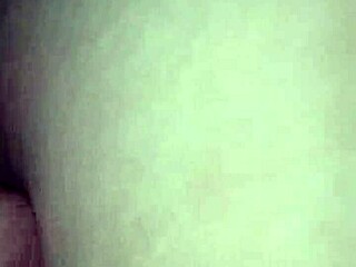 Wet Satin Panties Cling to BBW's Dripping Fat Pussy Slit