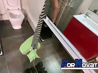 Stunning European Julia Maze Fucks Victor Bloom in Shower