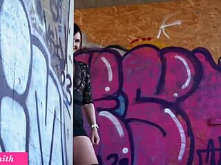 jeny smith flashes ass pussy outdoors teases to orgasm