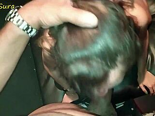 dotado pounds me hard at spicy club while corninho watches