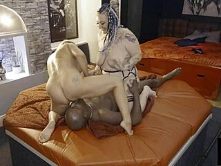 jay playhard's wild ffm threesome with eva may and livie blainn's tight pussies