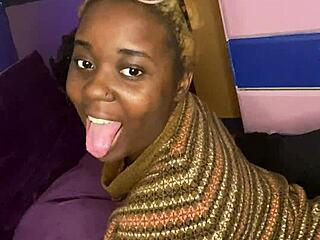 spanking her huge naughty ebony ass solo playtime